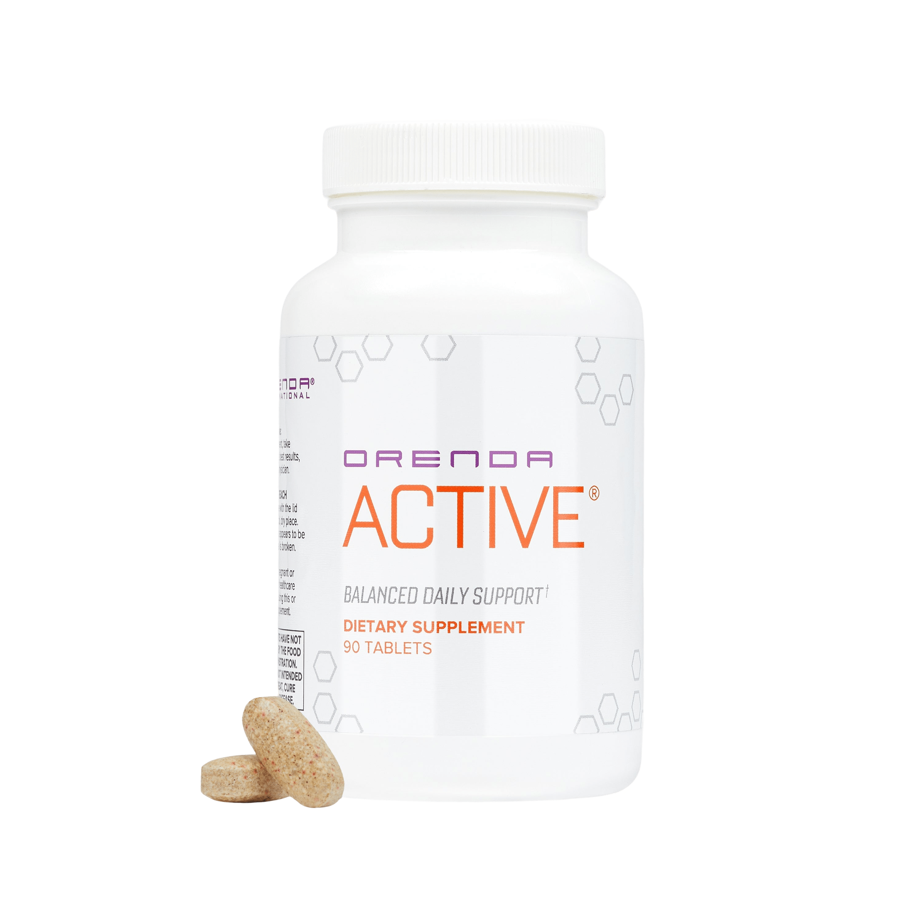 Supplement bottle labeled &