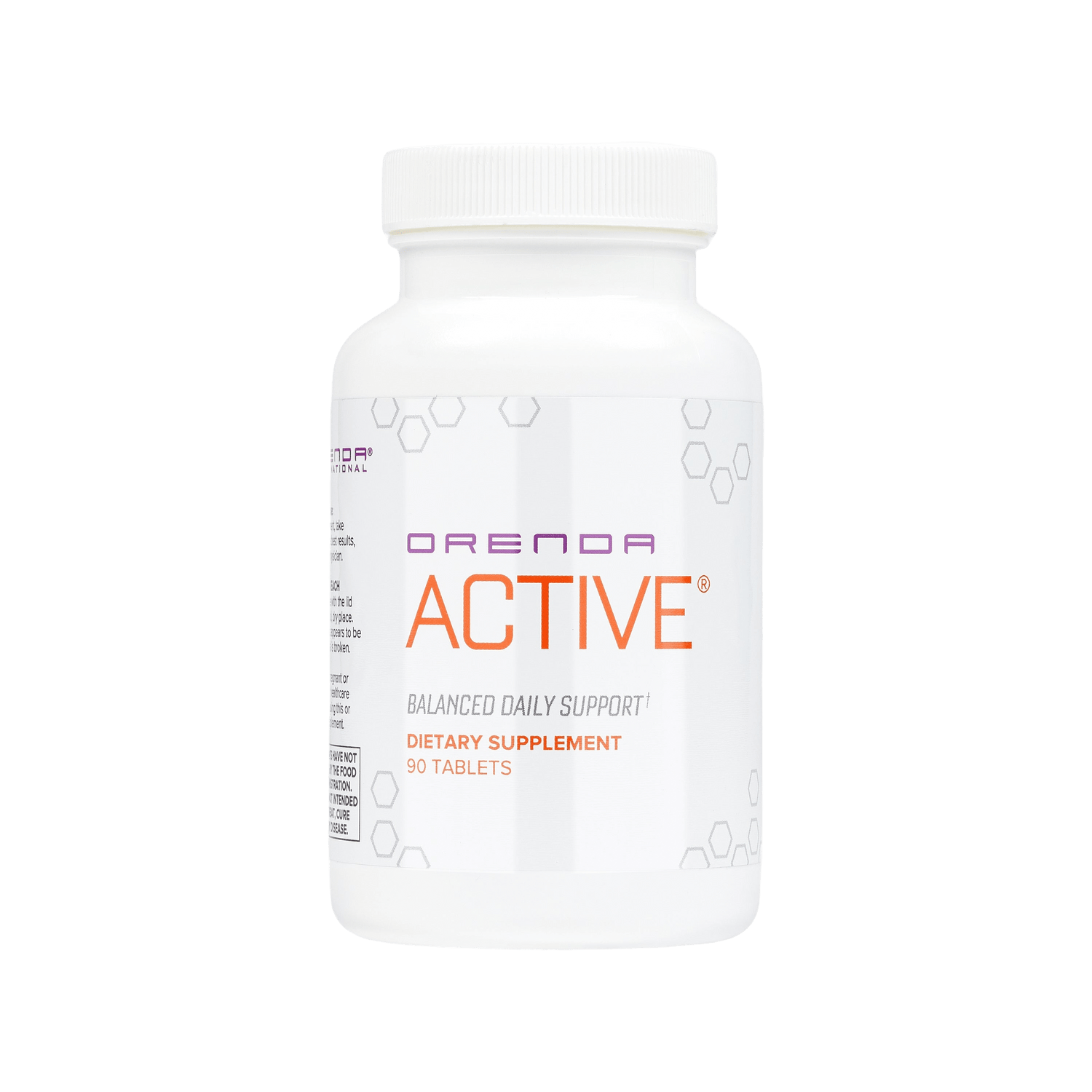 Supplement bottle labeled &