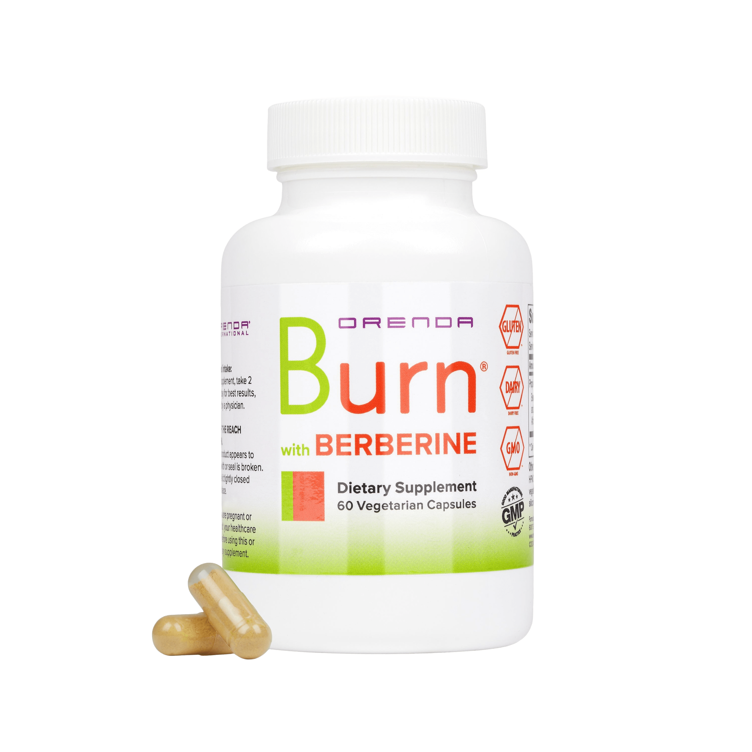 Supplement bottle labeled &