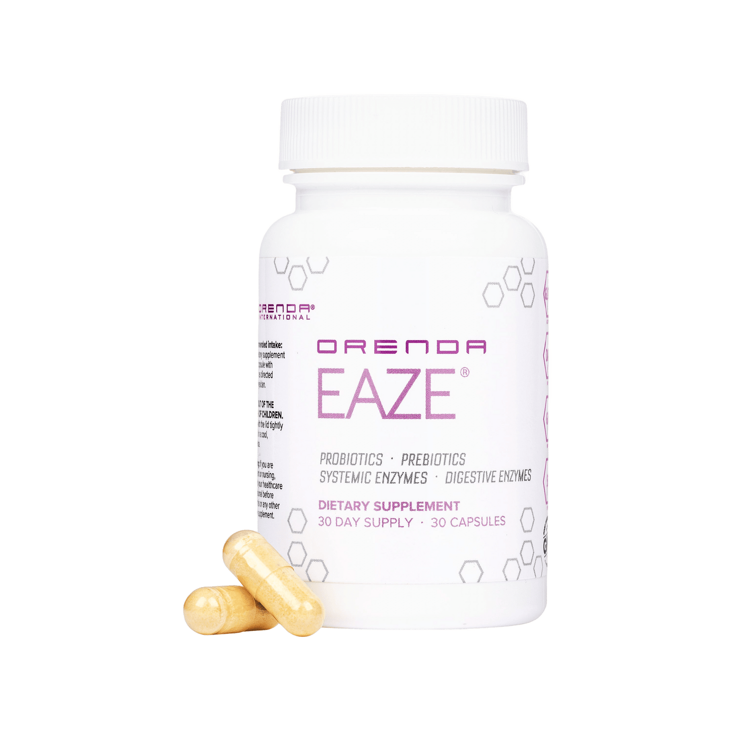 Supplement bottle labeled &