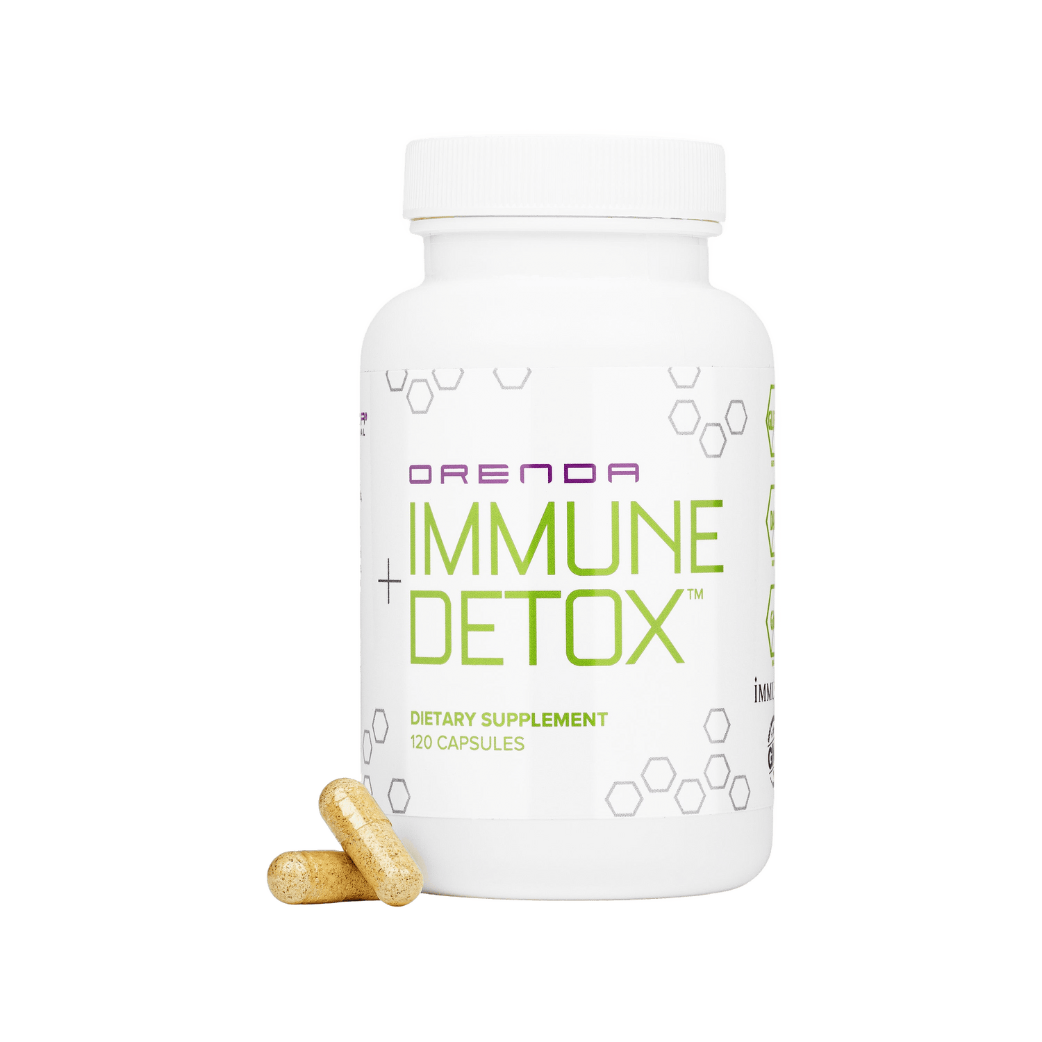 Supplement bottle labeled &