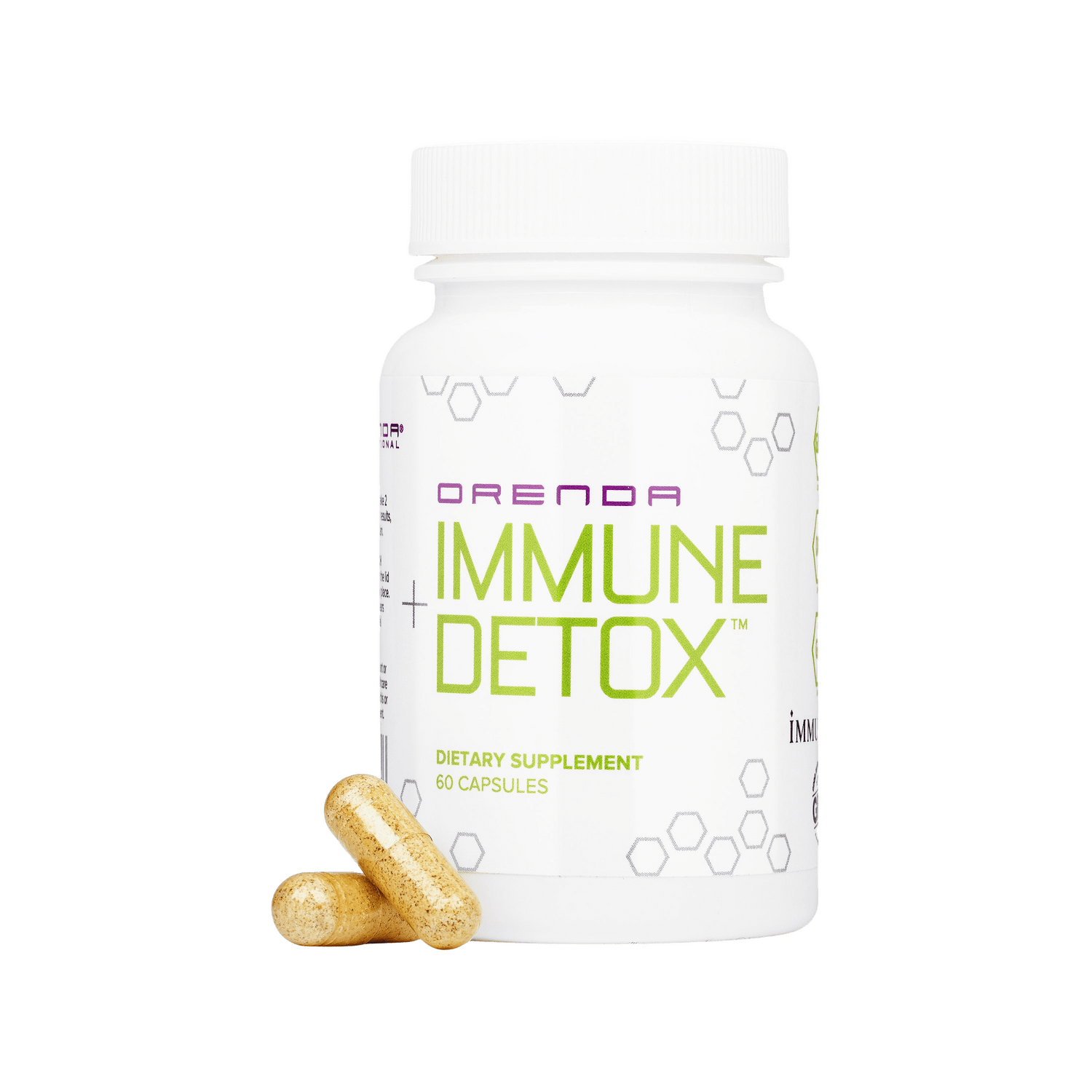 Supplement bottle labeled &