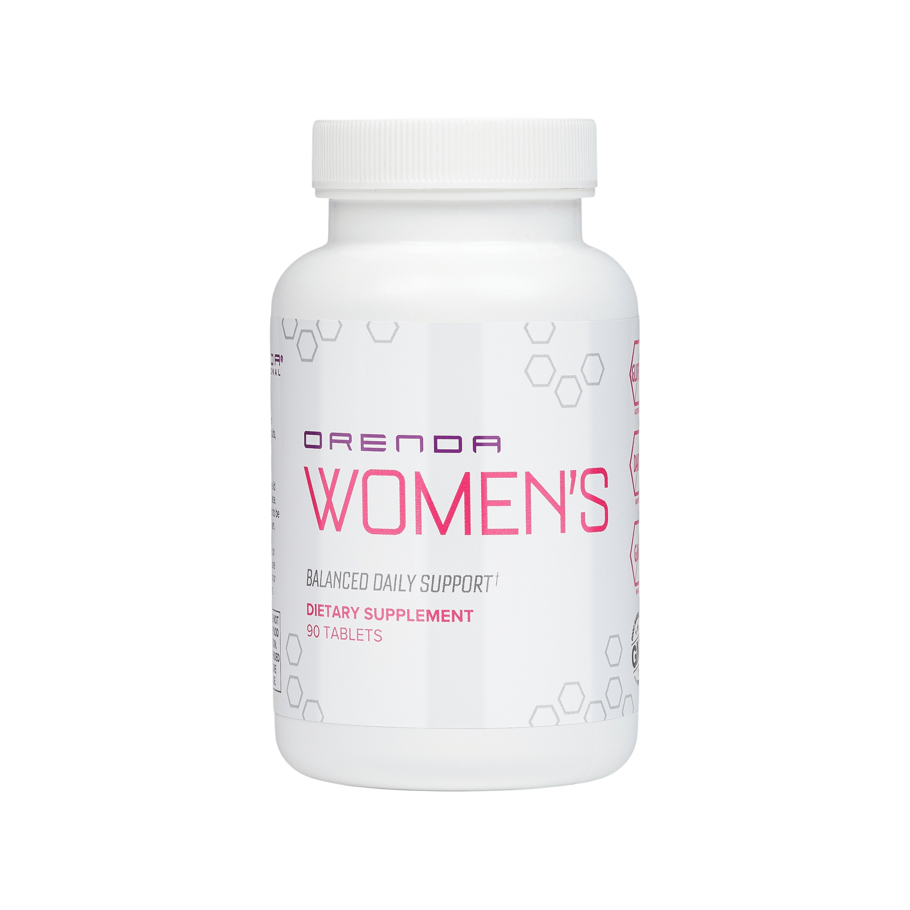 Supplement bottle labeled &