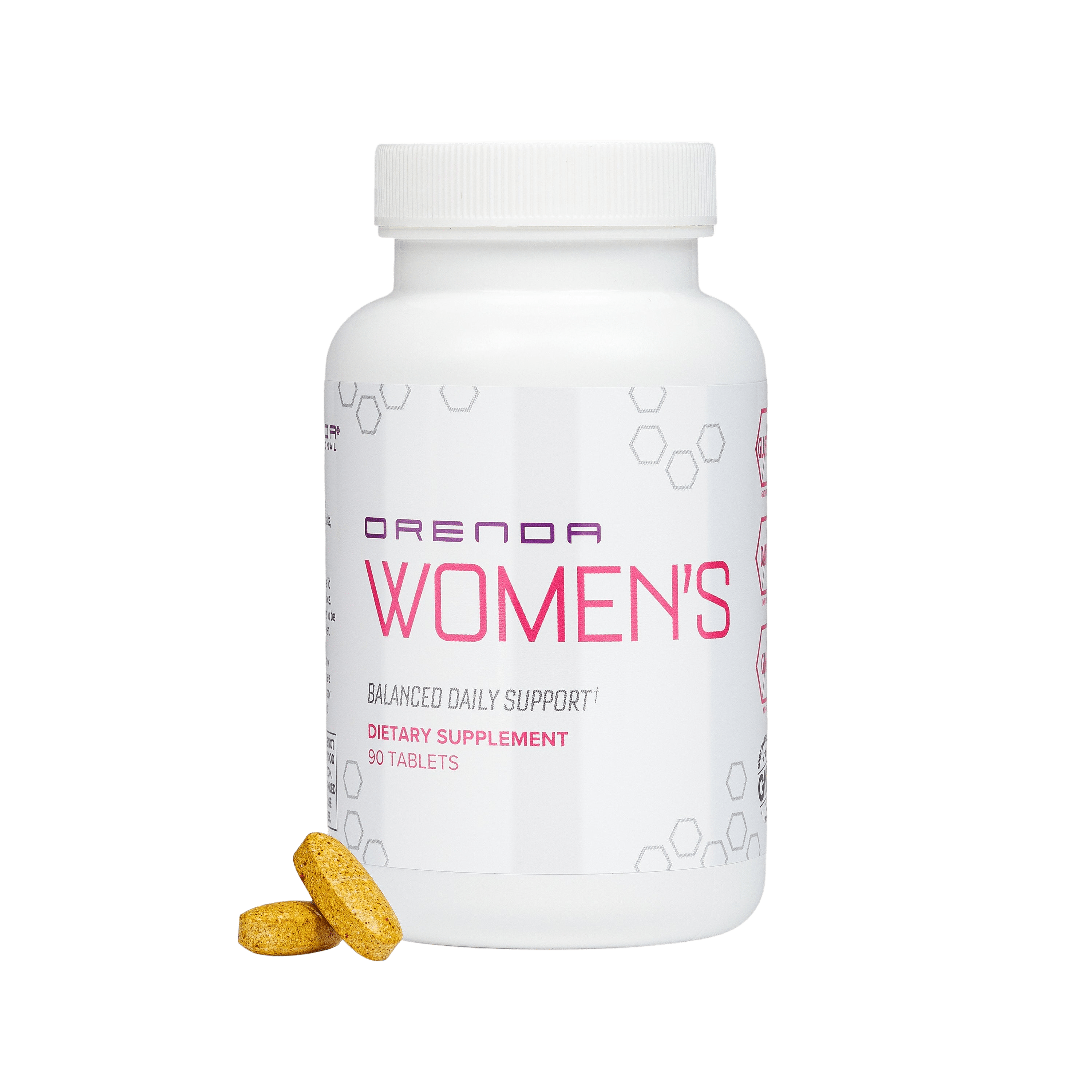 Supplement bottle labeled &
