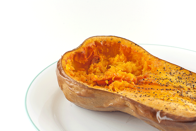 Baked Squash and Spiced Turkey Stuffin’