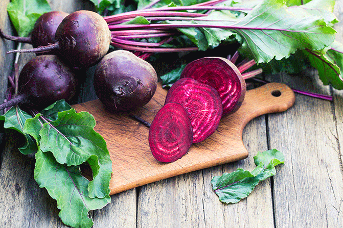 Baked Beet Chips