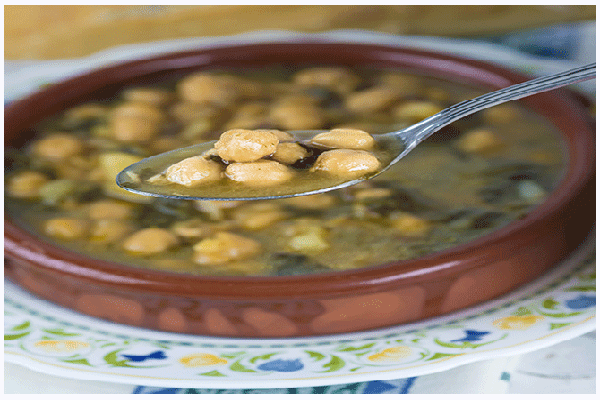 Garbanzo Spinach Stew