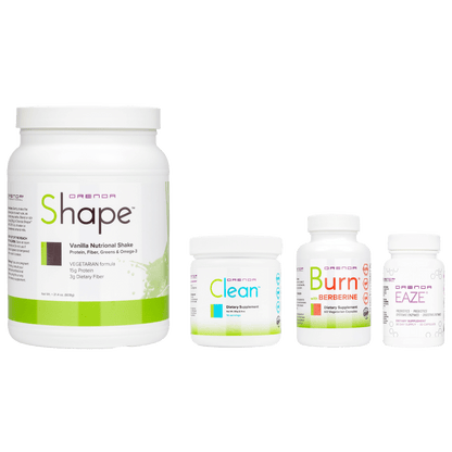 Orenda Collection of dietary supplement containers including &