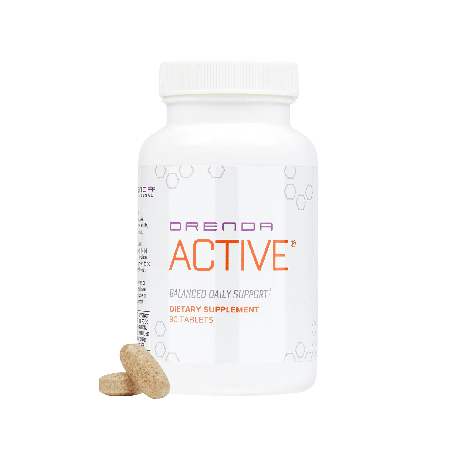 Supplement bottle labeled &