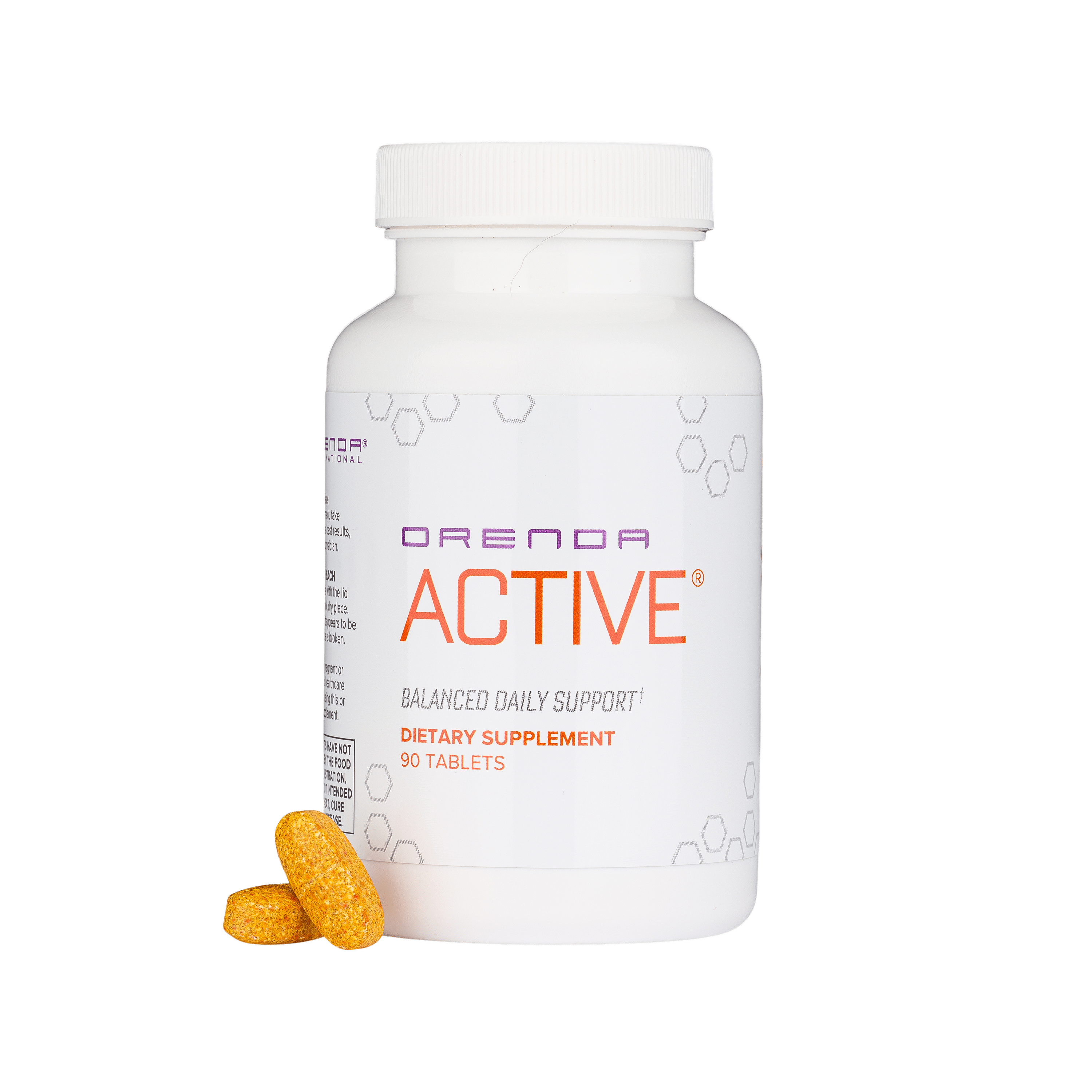 Supplement bottle labeled &