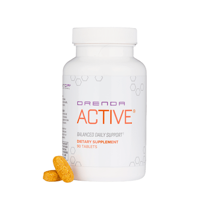 Supplement bottle labeled &