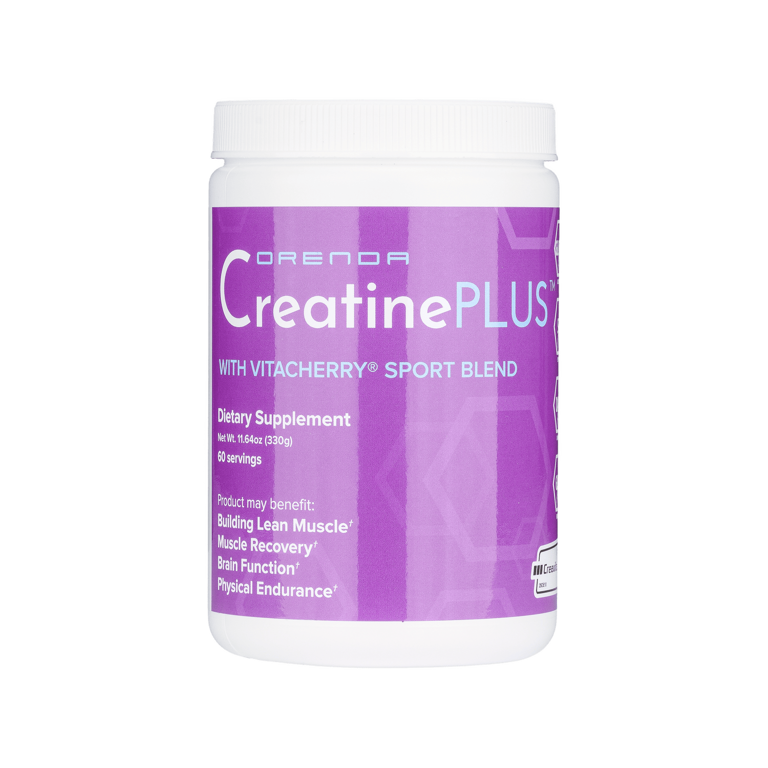 Orenda CreatinePLUS Nutritional Supplement container on a white background