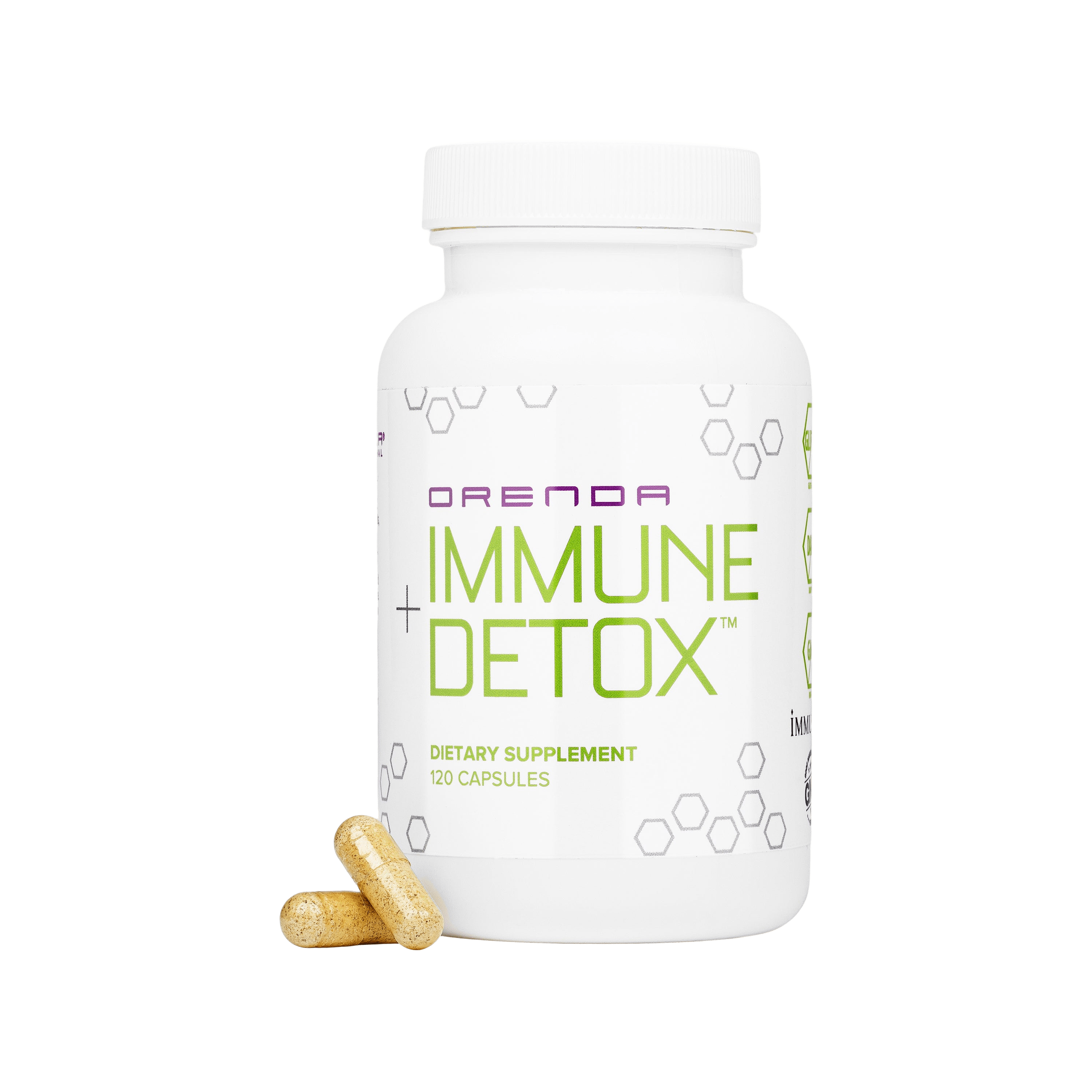 Supplement bottle labeled &