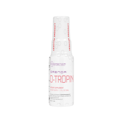 White supplement bottle labeled &