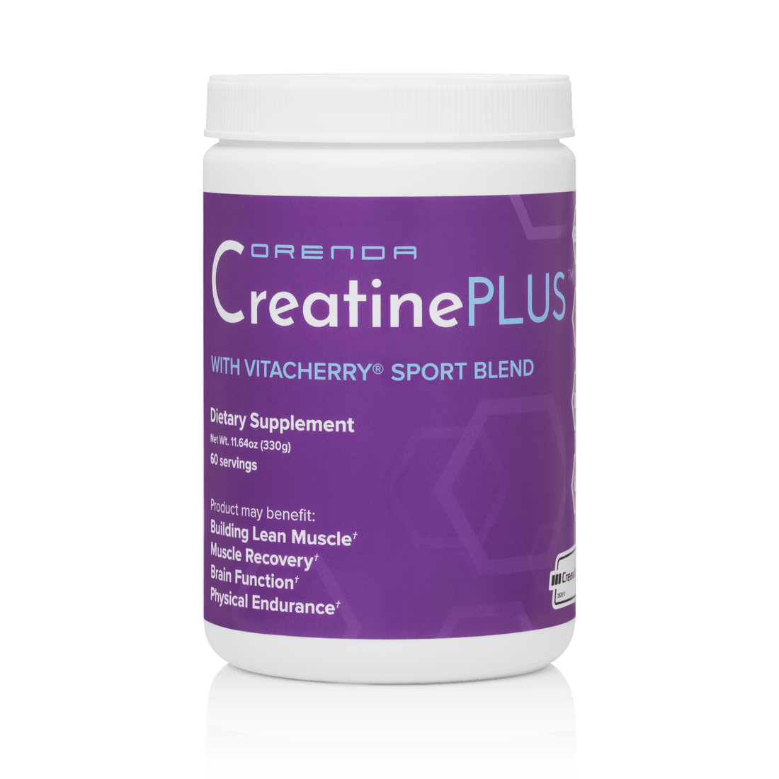 Orenda CreatinePLUS Nutritional Supplement container on a white background