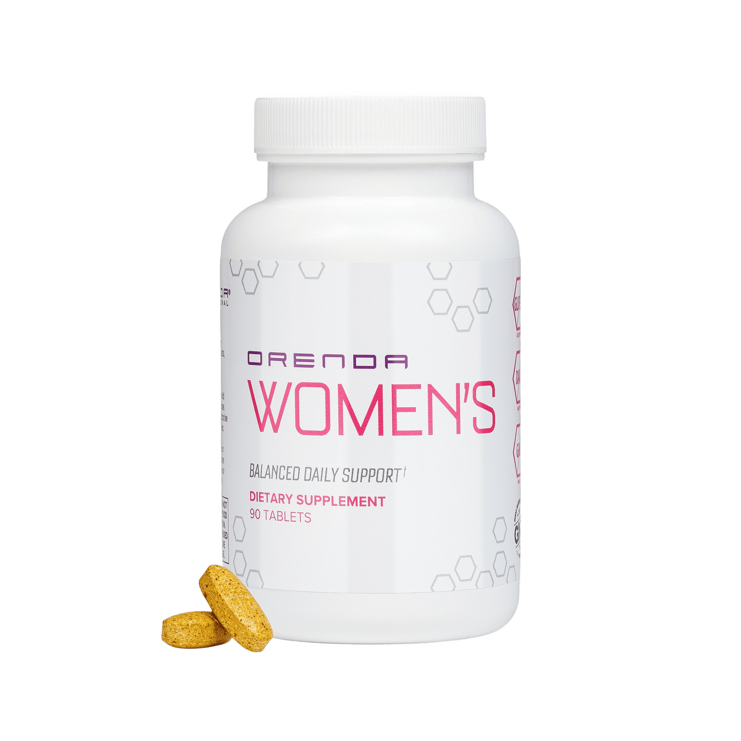 Supplement bottle labeled &